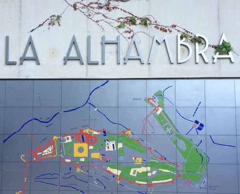Mapa Mural de la Alhambra