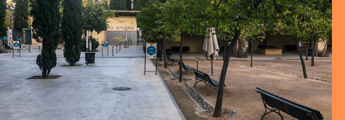 Acceso en vehículo a la Alhambra