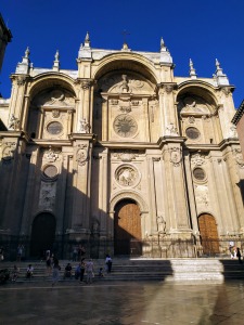 Catedral de Granada Fachada principal de La Catedral de Granada trazada por Alonso Cano